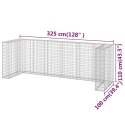 Gabionowa osłona do koszy na śmieci, stal, 325x100x110 cm Lumarko! Lumarko!