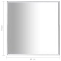  Lustro w srebrnej ramie, 60x60 cm Lumarko! Lumarko!