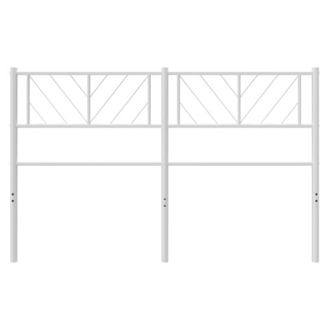  Metalowe wezgłowie, białe, 140 cm Lumarko! Lumarko!