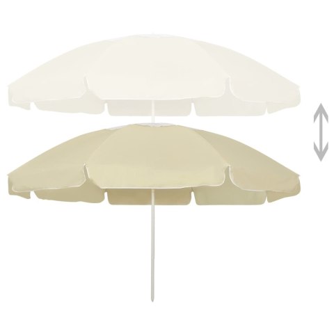  Parasol plażowy, piaskowy żółty, 240 cm Lumarko! Lumarko!