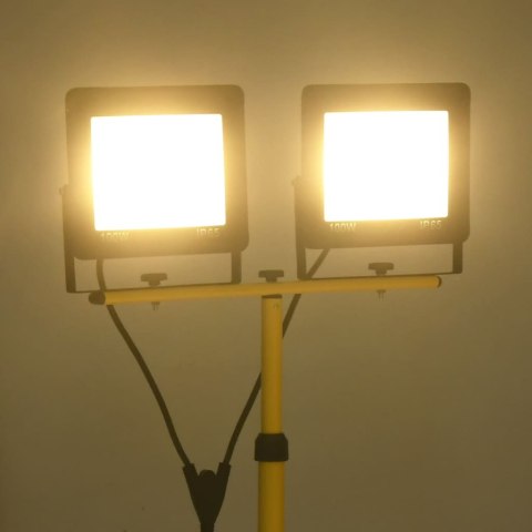  Reflektor LED ze stojakiem, 2x100 W, ciepłe białe światło Lumarko! Lumarko!