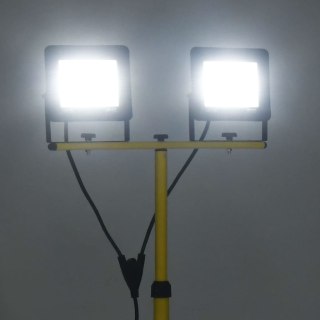  Reflektor LED ze stojakiem, 2x100 W, zimne białe światło Lumarko! Lumarko!