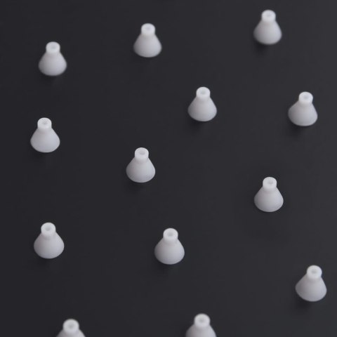 Słuchawka prysznicowa ze stali, 50x50 cm, kwadratowa, czarna Lumarko! Lumarko!