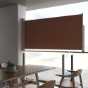  Wysuwana markiza boczna na taras, 120 x 300 cm, brązowa Lumarko! Lumarko!