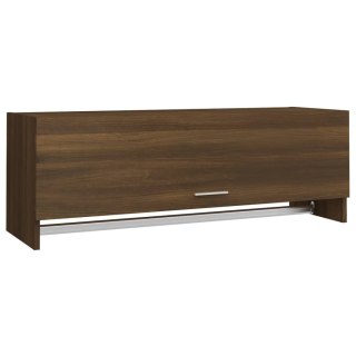 VidaXL Szafka, brązowy dąb, 100x32,5x35 cm, materiał drewnopochodny