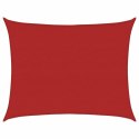  Żagiel przeciwsłoneczny, 160 g/m², czerwony, 6x7 m, HDPE Lumarko! Lumarko!