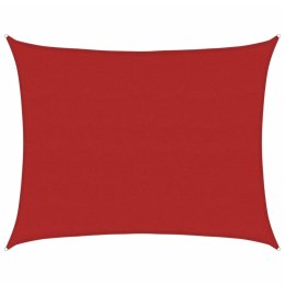  Żagiel przeciwsłoneczny, 160 g/m², czerwony, 6x7 m, HDPE Lumarko! Lumarko!