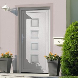 Drzwi wejściowe, białe, 88x200 cm, PVC Lumarko! Lumarko!