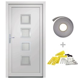  Drzwi wejściowe, białe, 88x200 cm, PVC Lumarko! Lumarko!