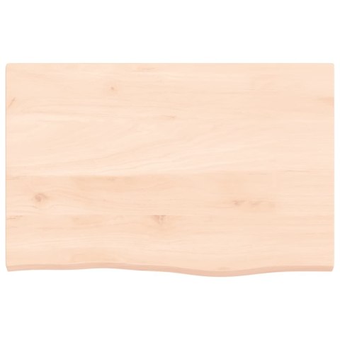 Blat stołu, 60x40x2 cm, surowe drewno dębowe Lumarko! Lumarko!