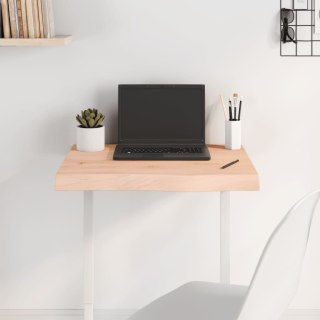  Blat stołu, 60x40x(2-6) cm, surowe lite drewno dębowe Lumarko! Lumarko!