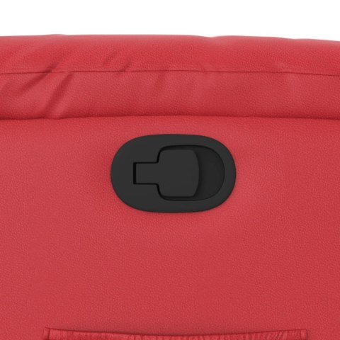  Fotel rozkładany, czerwone wino, sztuczna skóra Lumarko! Lumarko!