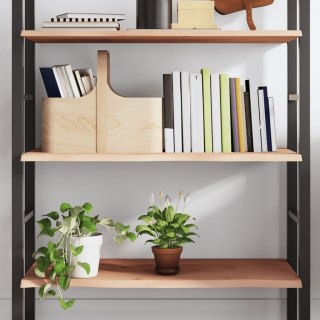 Półka, 100x40x2 cm, surowe lite drewno dębowe Lumarko! Lumarko!