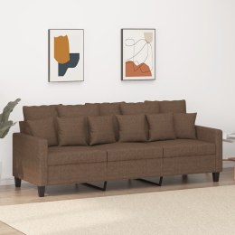  Sofa 3-osobowa, brązowa, 180 cm, tapicerowana tkaniną Lumarko! Lumarko!