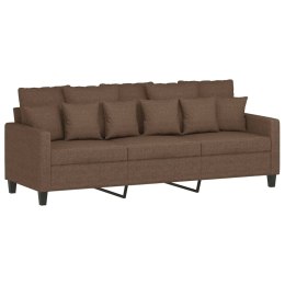  Sofa 3-osobowa, brązowa, 180 cm, tapicerowana tkaniną Lumarko! Lumarko!