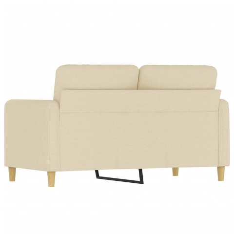 2-osobowa sofa, kremowa, 120 cm, tapicerowana tkaniną Lumarko! Lumarko!