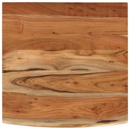  Blat biurka, 80x80x2,5 cm, drewno akacjowe, naturalna krawędź Lumarko! Lumarko!