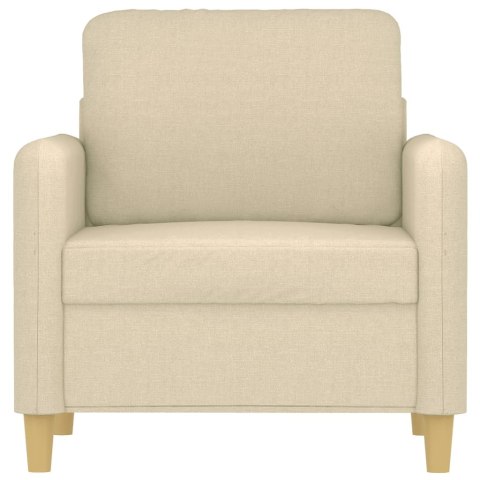  Fotel, kremowy, 60 cm, obity tkaniną Lumarko! Lumarko!