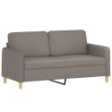  Sofa 2-osobowa, kolor taupe, 140 cm, tapicerowana tkaniną Lumarko! Lumarko!