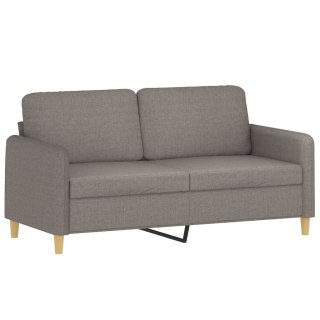  Sofa 2-osobowa, kolor taupe, 140 cm, tapicerowana tkaniną Lumarko! Lumarko!