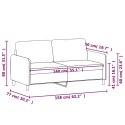  Sofa 2-osobowa, kolor taupe, 140 cm, tapicerowana tkaniną Lumarko! Lumarko!