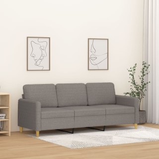  Sofa 3-osobowa, kolor taupe, 180 cm, tapicerowana tkaniną Lumarko! Lumarko!