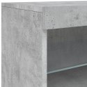  Szafka z oświetleniem LED, szarość betonu, 142,5x37x67 cm Lumarko! Lumarko!