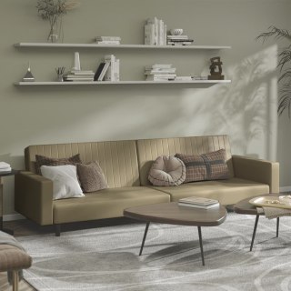  2-osobowa sofa, cappuccino, sztuczna skóra Lumarko! Lumarko!