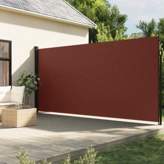 Zwijana markiza boczna, brązowa, 200x300 cm