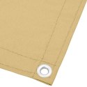 Parawan balkonowy, piaskowy, 75x800 cm, 100% poliester Oxford Lumarko! Lumarko!