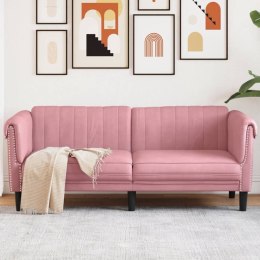  Sofa dwuosobowa, różowa, aksamit Lumarko! Lumarko!