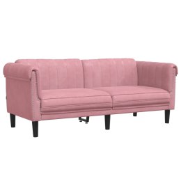  Sofa dwuosobowa, różowa, aksamit Lumarko! Lumarko!