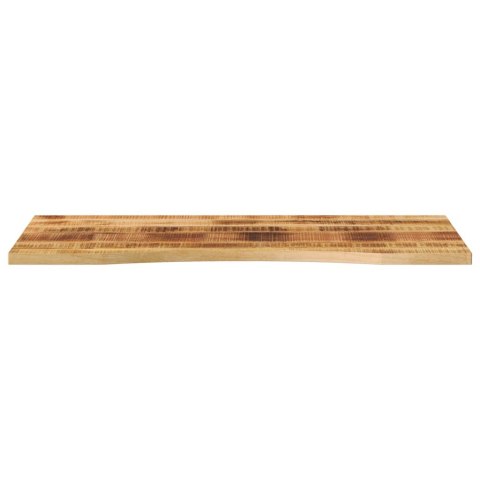  Blat biurka, z wycięciem, 120x60x2,5 cm, surowe drewno mango Lumarko! Lumarko!