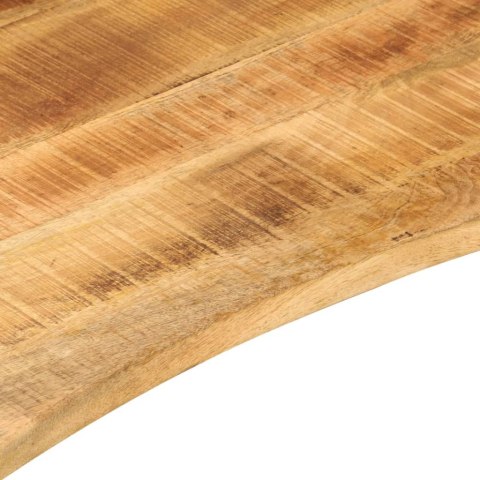  Blat biurka, z wycięciem, 120x60x2,5 cm, surowe drewno mango Lumarko! Lumarko!