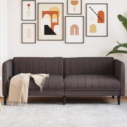  Sofa 3-osobowa, ciemnobrązowa, tapicerowana tkaniną Lumarko! Lumarko!