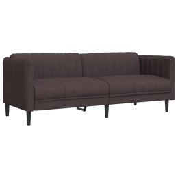  Sofa 3-osobowa, ciemnobrązowa, tapicerowana tkaniną Lumarko! Lumarko!
