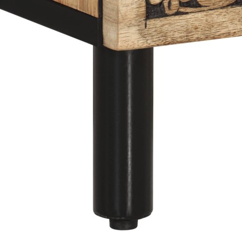 Szafka nocna, 50x33x60 cm, lite drewno mango Lumarko! Lumarko!