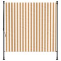  Roleta zewnętrzna, pomarańczowo-biała, 150x270 cm Lumarko! Lumarko!