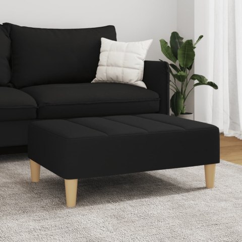  Podnóżek, czarny, 77x55x31 cm, tapicerowany tkaniną Lumarko! Lumarko!