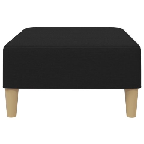 Podnóżek, czarny, 77x55x31 cm, tapicerowany tkaniną Lumarko! Lumarko!