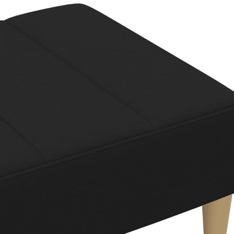  Podnóżek, czarny, 77x55x31 cm, tapicerowany tkaniną Lumarko! Lumarko!