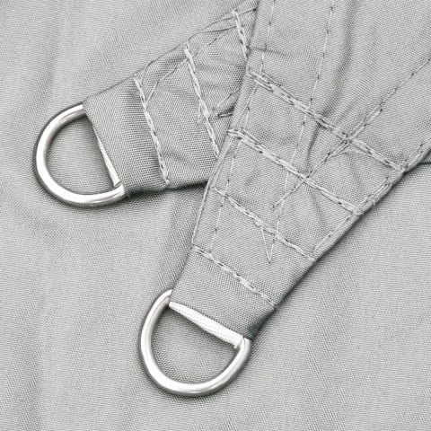  Żagiel przeciwsłoneczny, jasnoszary, 5x5 m, 100% poliester Lumarko! Lumarko!