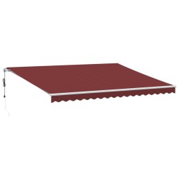  Automatycznie zwijana markiza, burgundowa, 450x350 cm Lumarko! Lumarko!