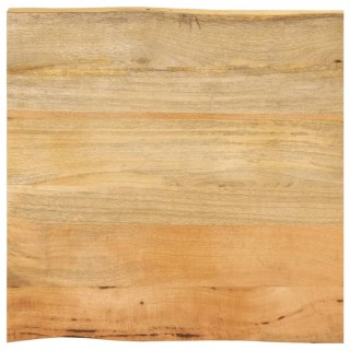  Blat stołu, 40x40x2,5 cm, naturalna krawędź, lite drewno mango Lumarko! Lumarko!