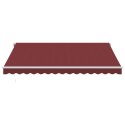 Ręcznie zwijana markiza z LED, burgundowa, 400x350 cm Lumarko! Lumarko!