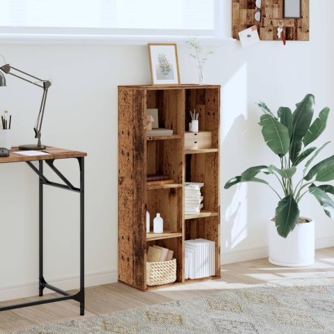  Regał, stare drewno, 50x25x105 cm, materiał drewnopochodny Lumarko! Lumarko!