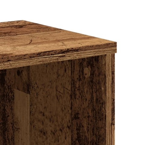  Regał, stare drewno, 50x25x105 cm, materiał drewnopochodny Lumarko! Lumarko!