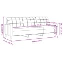  Sofa 3-osobowa, brązowa, 210 cm, tapicerowana tkaniną Lumarko! Lumarko!
