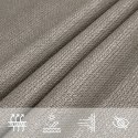  Żagiel przeciwsłoneczny, 160 g/m², jasnoszary, 3x4 m, HDPE Lumarko! Lumarko!