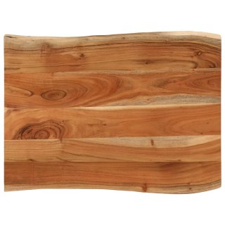  Blat stołu, 90x60x3,8 cm, drewno akacjowe, naturalna krawędź Lumarko! Lumarko!